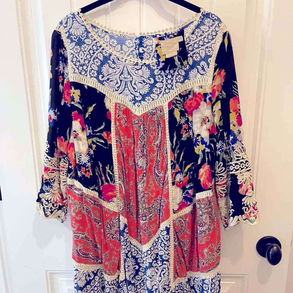 Vanessa Virginia from anthropologie boho dress. EUC